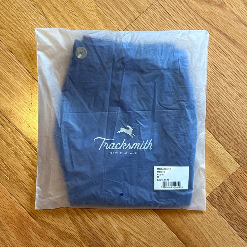 Tracksmith Falmouth Shorts 6” Royal Blue Shorts Medium